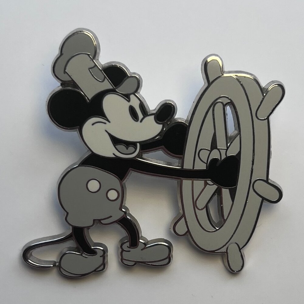 steamboat willie mickey mouse — 1928 classic disney pin